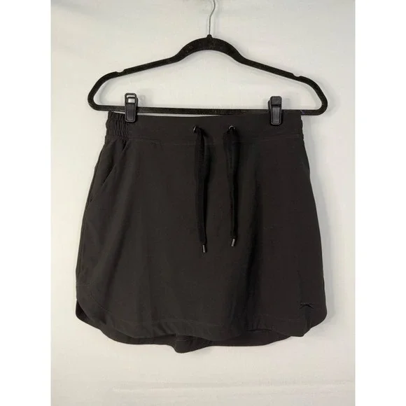 Slazenger Golf Skort Womens Small Black Athletic Skirt Built-in Shorts Pockets‎