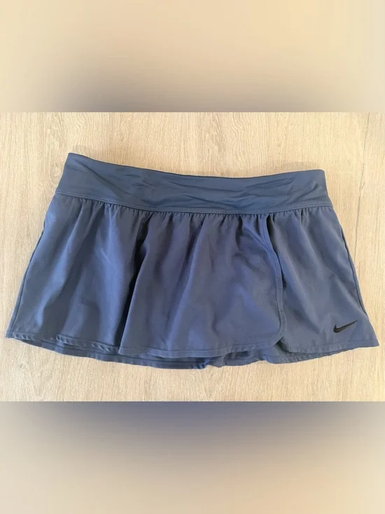 Nike Dri-FIT Skort Women’s Large Blue Tennis Golf Running Athletic Skirt