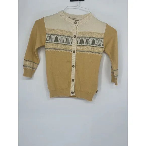 NWT Me Mini‎ Norwegian Fairytale Kids Cardigan Size 5/6 Organic Cotton