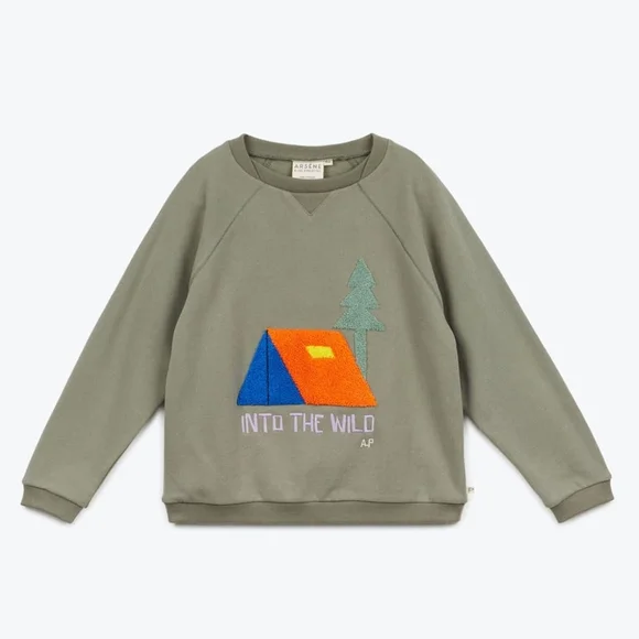 Arsène‎ & Les Pipelettes | Arket Olive Green Sweatshirt