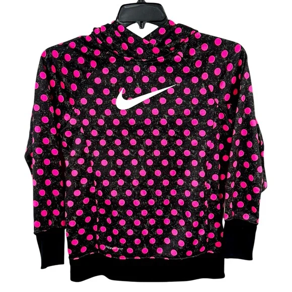Nike Girls‎ Polka Dot Hoodie Size XL