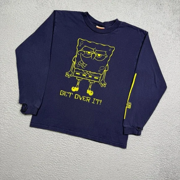 Kids vintage 2004 SpongeBob SquarePants‎ long sleeve T-shirt