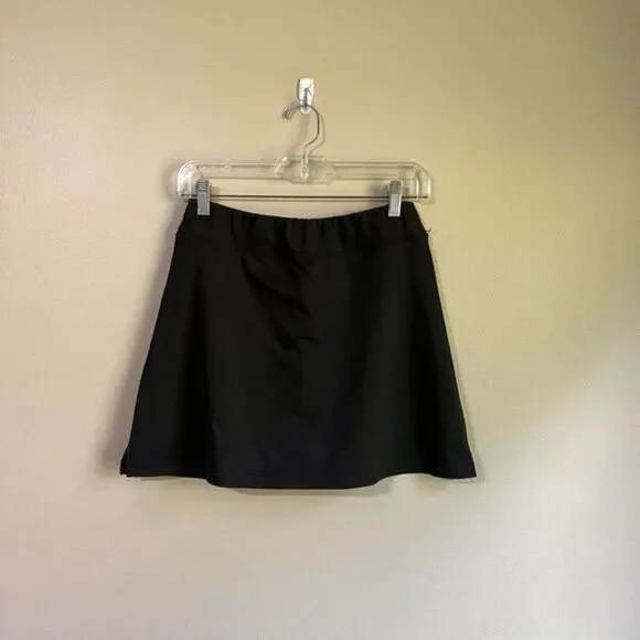 ‎Ekouaer small black skort