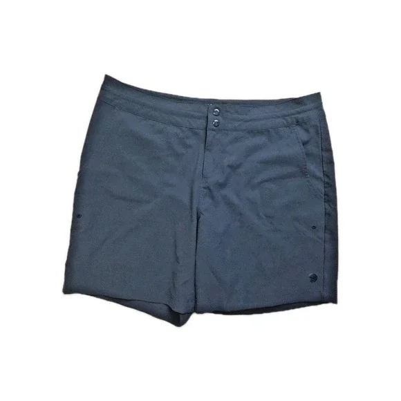 Mountain Hardwear Women's Shorts‎ Size Medium Teal Blue Pockets Hard Wear