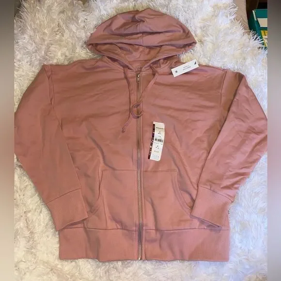 *NWT* Time and Tru Small (4-6) Juniors Dusty Rose Zip Hoodie