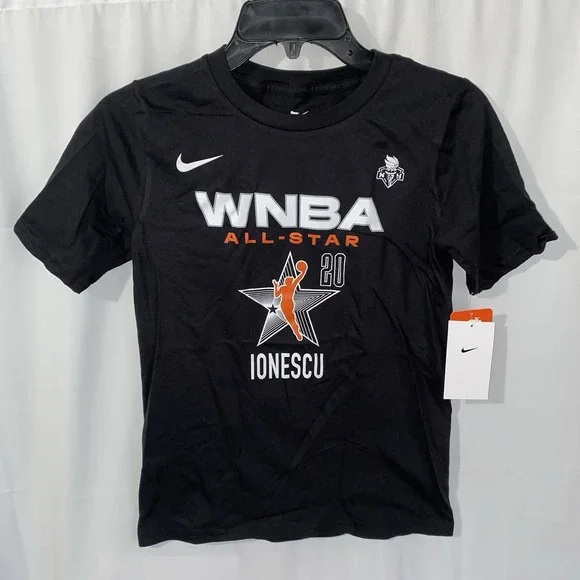 Nike New York Liberty Sabrina Ionescu WNBA All Star Tee Shirt Youth Medium 10/12