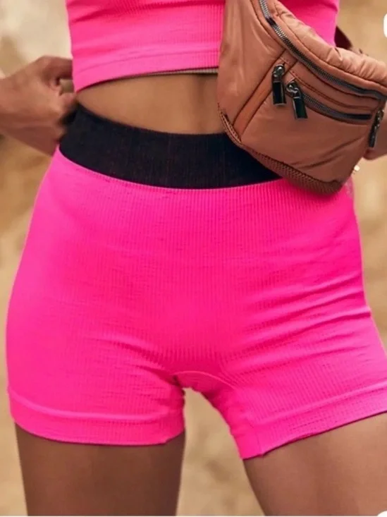 NWT FP Movement Happiness Runs Prajna Shorts - Electric Peony