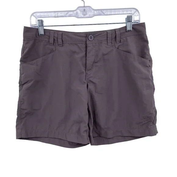 The‎ North Face nylon hiking shorts size 6 grey camping outdoors