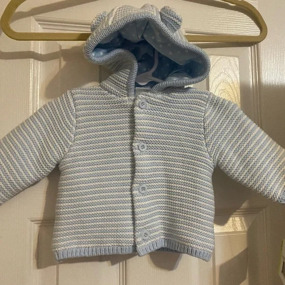 NWT Little Me Hooded Cardigan
