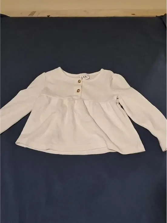 Nicole Miller baby 3t‎ White Blouse Button
