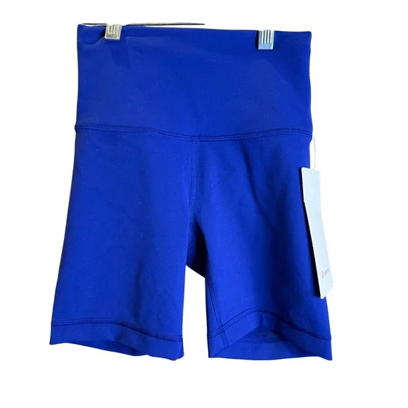 Lululemon Wunder Train HR Short 6 Inch Royal Blue NWT‎ Size 2