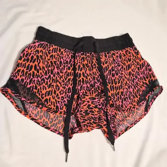 Betsey Johnson Performance Leopard Print‎ Running Shorts Small