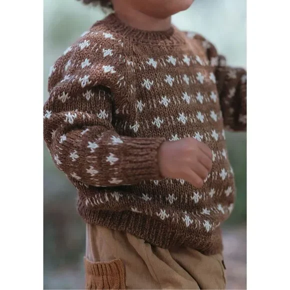 NWT Wild Wawa Kids Autumn Cardigan in Chocolate 2/3T
