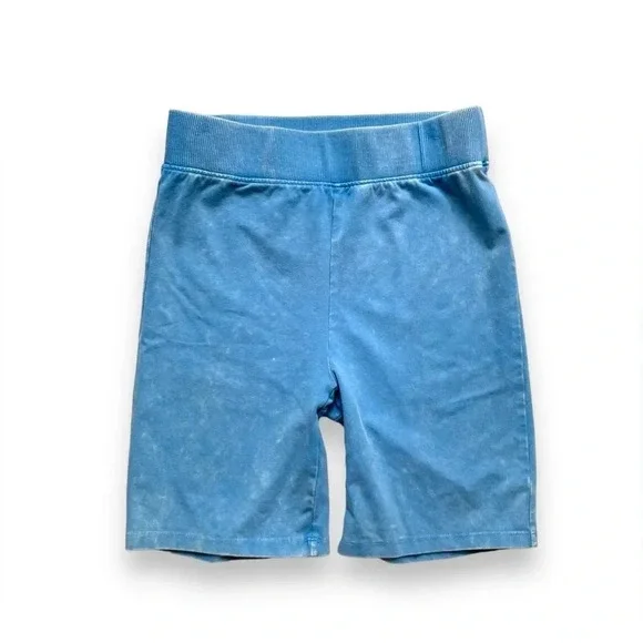 Anthro Maronie Blue Athletic Biker Shorts