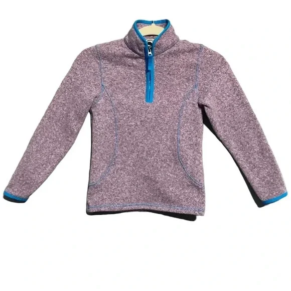 Lands End Half Zip Pullover Sweater Size Small 7-8