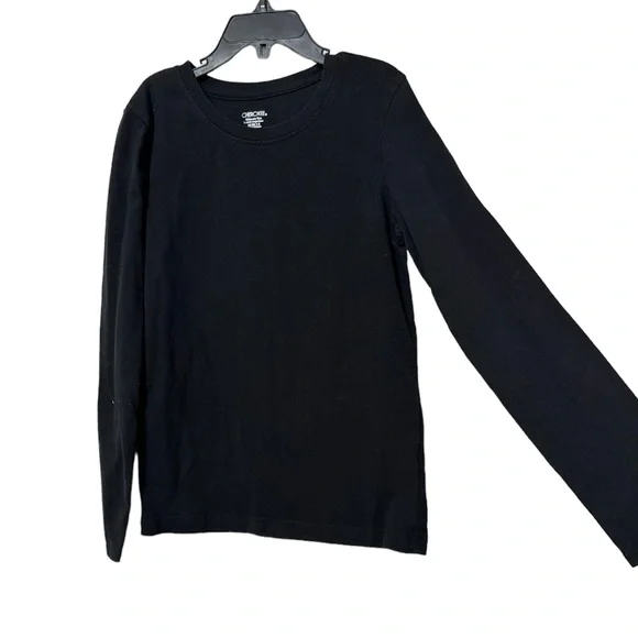 Cherokee Girls Black Long Sleeve Shirt Size 7/8