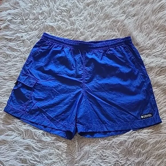 Columbia womens bright blue‎ nylon shirts size large