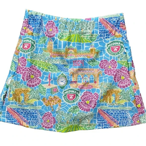 Kaeli Smith Womens Skort XS Medina Country Club‎ Golf  Blue Sport