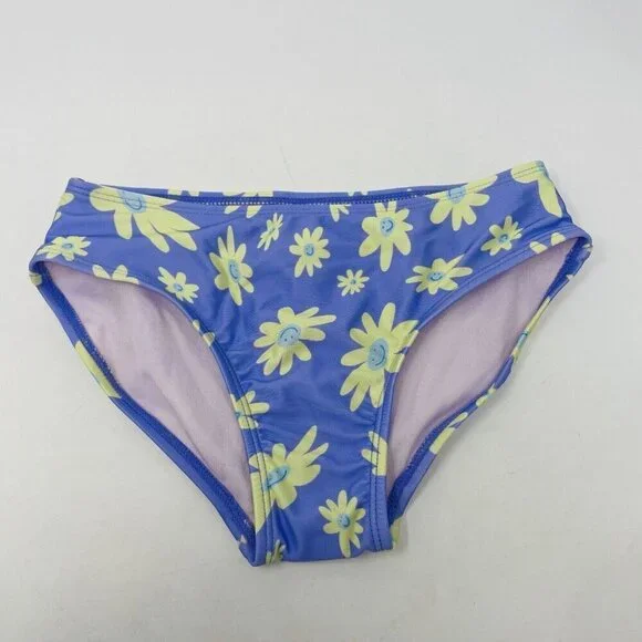 Art‎ Class Girls Size Medium 8 Floral Print Bikini Swim Bottoms in Purple 1241