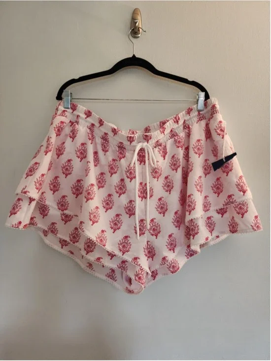 NWT Roller Rabbit x Target Pink Bouquet Athletic Shorts 1X Plus‎ RARE