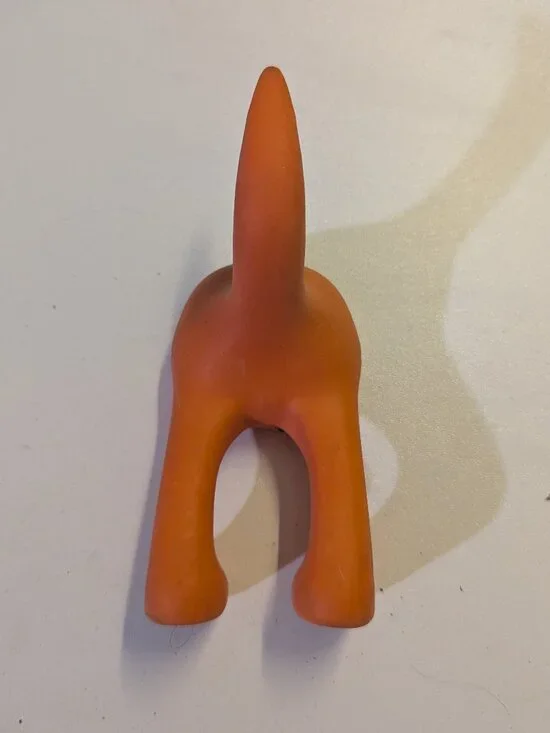 IKEA BÄSTIS Bastis Dog Tail Wall Hook in Orange
