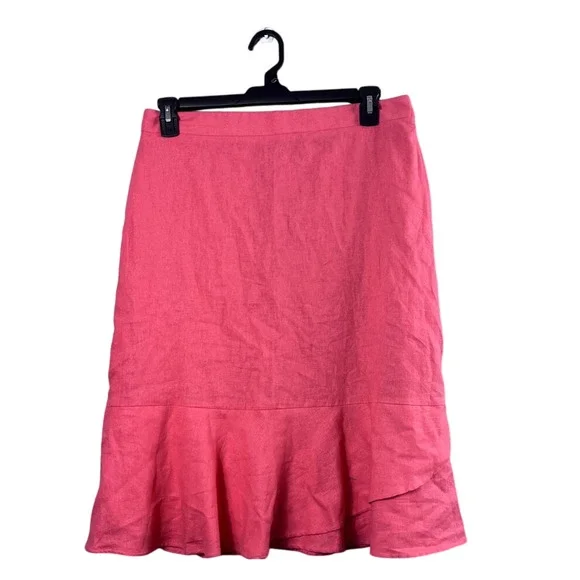 Women's Linen Blend Charming Charlie Skirt 12