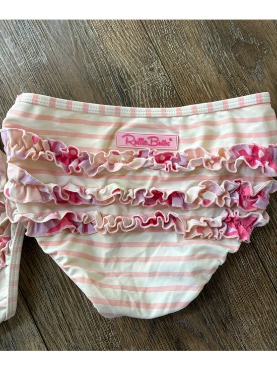 8 ruffle butts White and Pink Intimates Briefs