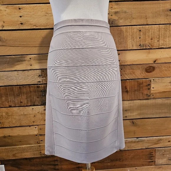 INC International Concepts Bandage Skirt in size Large Taupe/stone