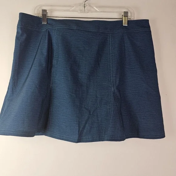 RipSkirt Hawaii heathered navy blue adjustable mini skirt XL surf beach hike‎