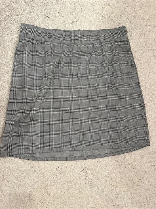 torrid Gray Plaid Mini Skirt