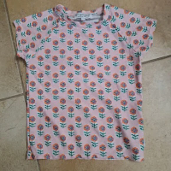 Gingerlilly‎ Australia Swimsuit shirt rashgard swim cover shirt pink flowers
