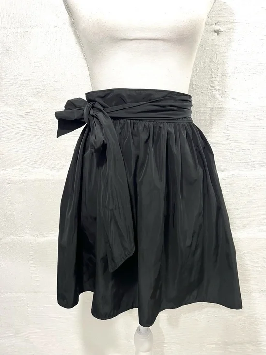 EXPRESS TAFFETA BOW A LINE SKIRT