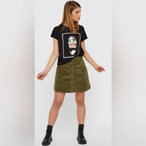 Noisy May Corduroy Skirt