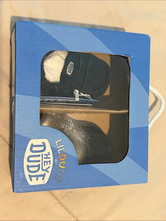 Hey Dude Kids Black Slip-On Shoes