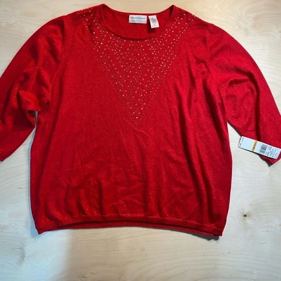 Alfred Dunner 2017 Fall Classic Sweater 3X (GS)