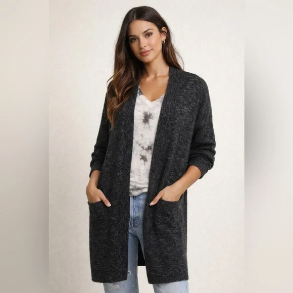 COS Black‎ Speckled Cardigan with Pockets