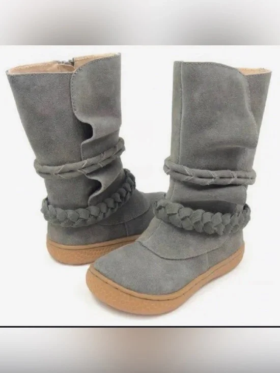 gray suede Livie & Luca Calliope boots