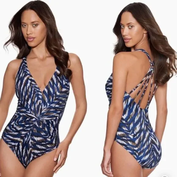 Magicsuit Neutral Territory Drew One Piece Swimsuit, size 16 $160