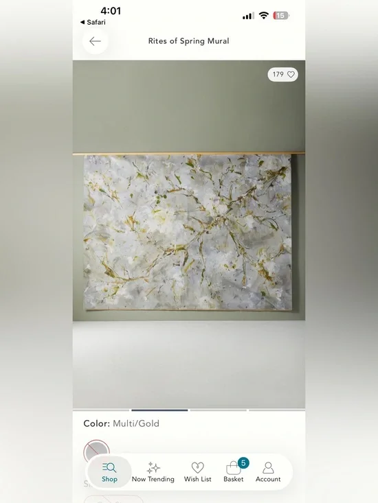 VGUC Anthropologie Rites of Spring Mural