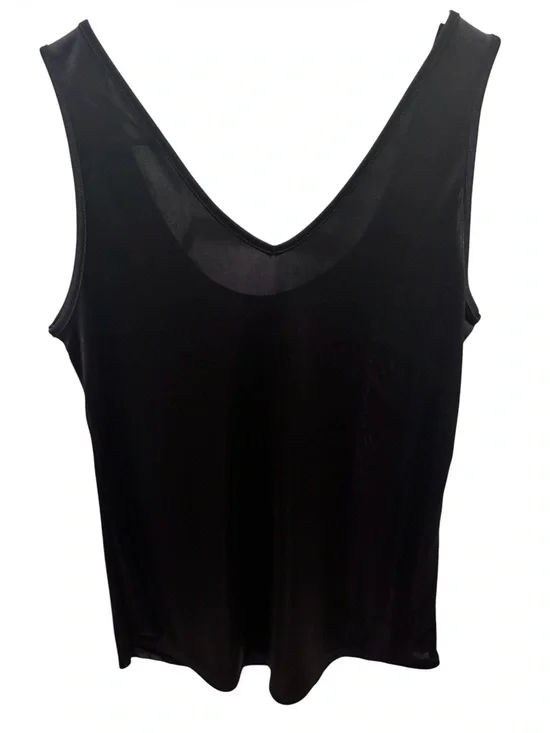 White House Black Market Black V-Neck Sleeveless Tank Reversible brand new