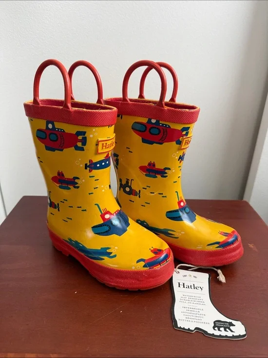 Rain Boots - Hatley -  Yellow Submarine