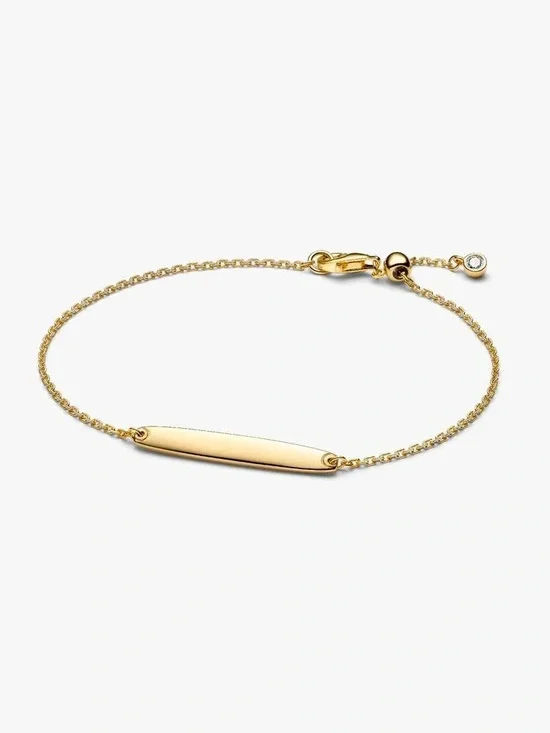 Pandora Engravable Bar Chain Bracelet