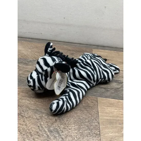 Ty Beanie ZIGGY the‎ Zebra, 8 inch