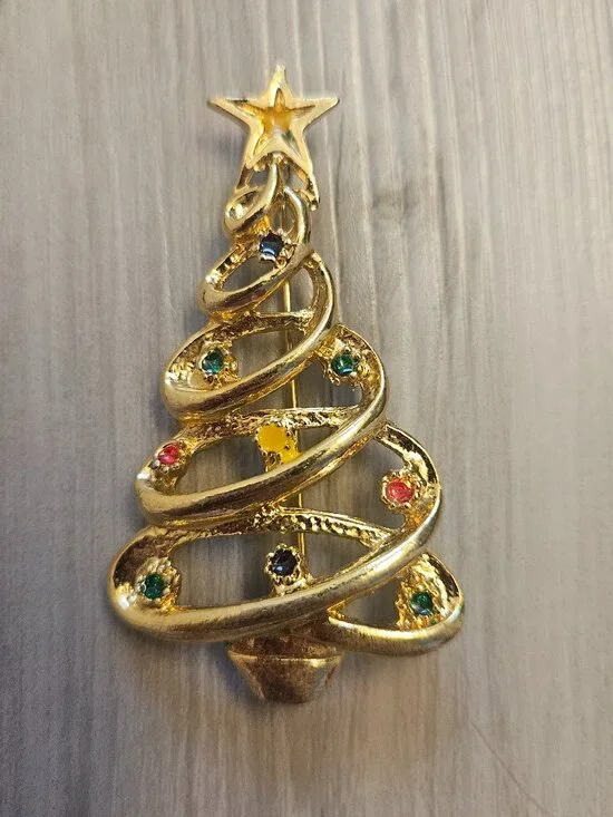 Vintage Spiral Swirl Open Christmas Tree 2.25