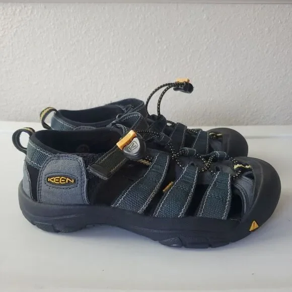 Keen Newport H2 Kids Blue Black Waterproof Hiking Water Sandals Size 3 1006557