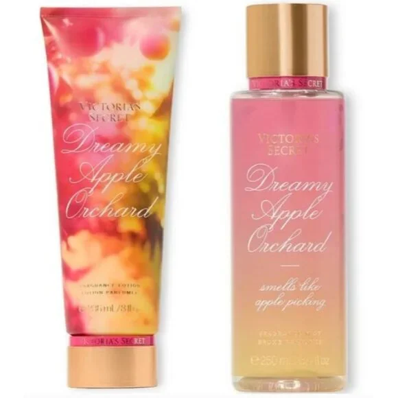 Victoria's Secret Dreamy Apple Orchard Fragrance Lotion‎ & Mist Set NEW