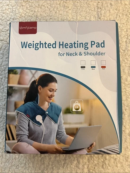 Comfytemp Blue Weighted Heating Pad for Neck & Shoulder (NEW)