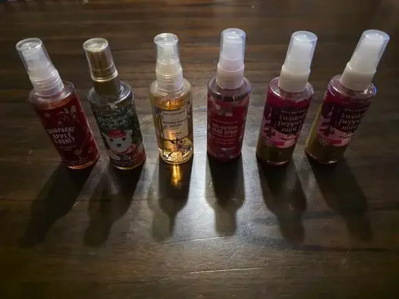 Bath & Body Works Fragrance Mist and Hand Spray Lot of 6 All New