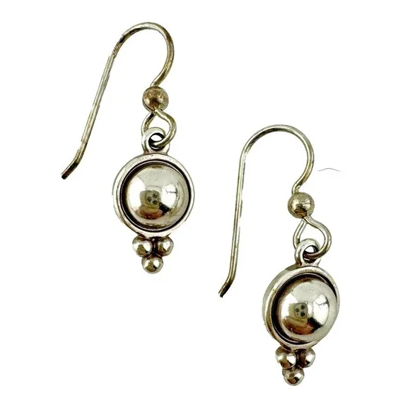Brighton Pretty Tough Stud French Wire Earrings on Card
