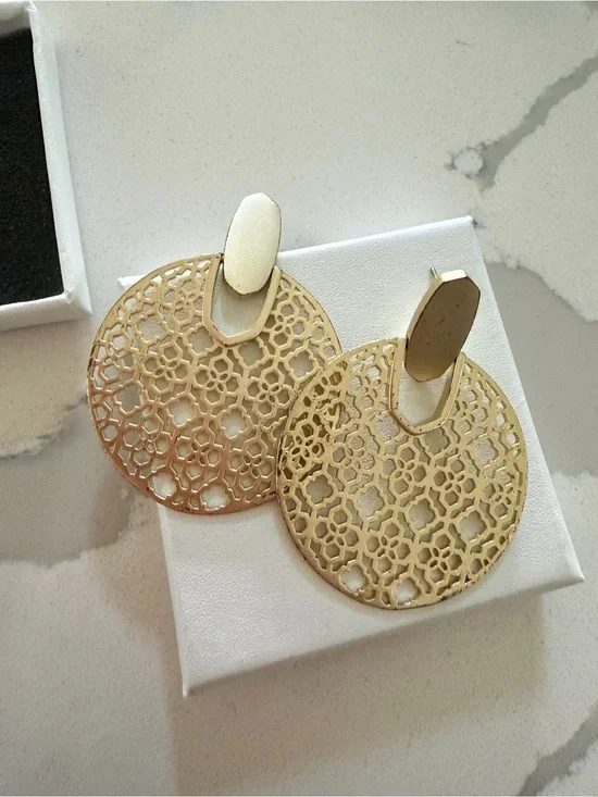 Kendra Scott Diane Gold Statement Earring